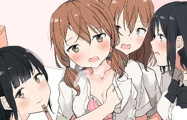 タイトルは「百合好き女子が何でもありの王様ゲームやった結果…」。サークル名はツナ三度。